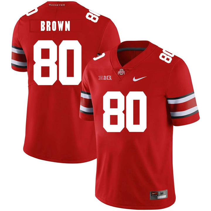 Ohio State Buckeyes 80 Noah Brown Red Nike College Football Jersey Dzhi,We sell and wholesale Ohio State Buckeyes 80 Noah Brown Red Nike College Football Jersey Dzhi on line form chian!